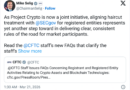 CFTC staff clarify expectations on using crypto as collateral