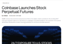 Coinbase launches 24/7 stock perps for non-US traders