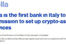 Banca Sella gets MiCA clearance for crypto services in Italy