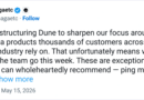 Crypto data company Dune cuts 25% of staff in restructuring