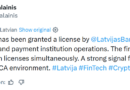 Paybis secures MiCA, payment licenses in Latvia for EU crypto expansion