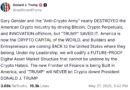 Trump claims he can ‘future proof’ crypto regulation with CLARITY Act