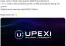 Upexi falls 8% after widened fiscal Q3 net loss