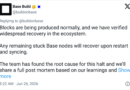 Coinbase’s Base resumes block production after 2-hour outage