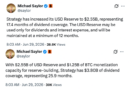Strategy unveils capital framework to preserve Bitcoin exposure, pay dividends